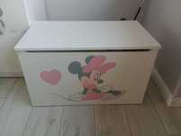 Skrzynia, kuferek, pojemnik na zabawki Minnie Meblik