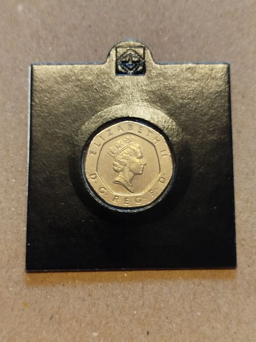 Moneta Wielka Brytania 20 pensów 1996