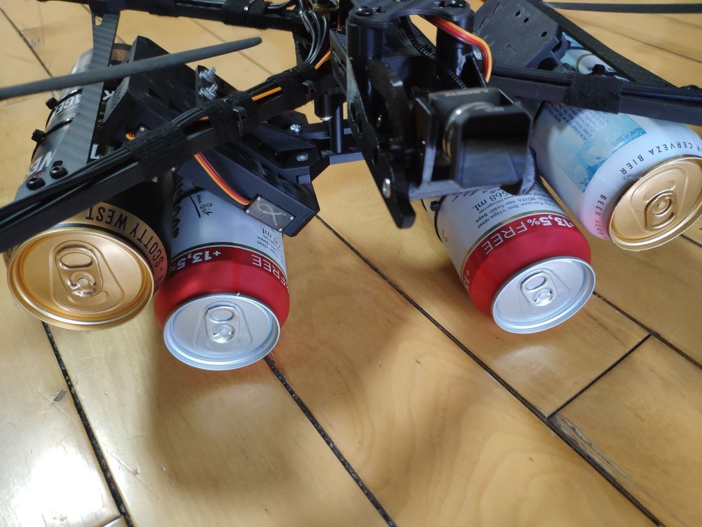 Цифровий дрон 10" FPV для доставки 4 місць габаритного вантажу
