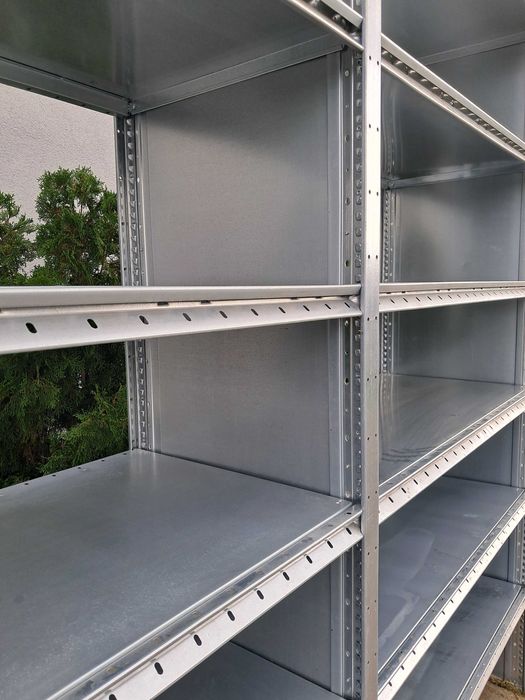 Regał metalowy z pólkami sklepowe regały półkowe 250x129cm DEXION Hi