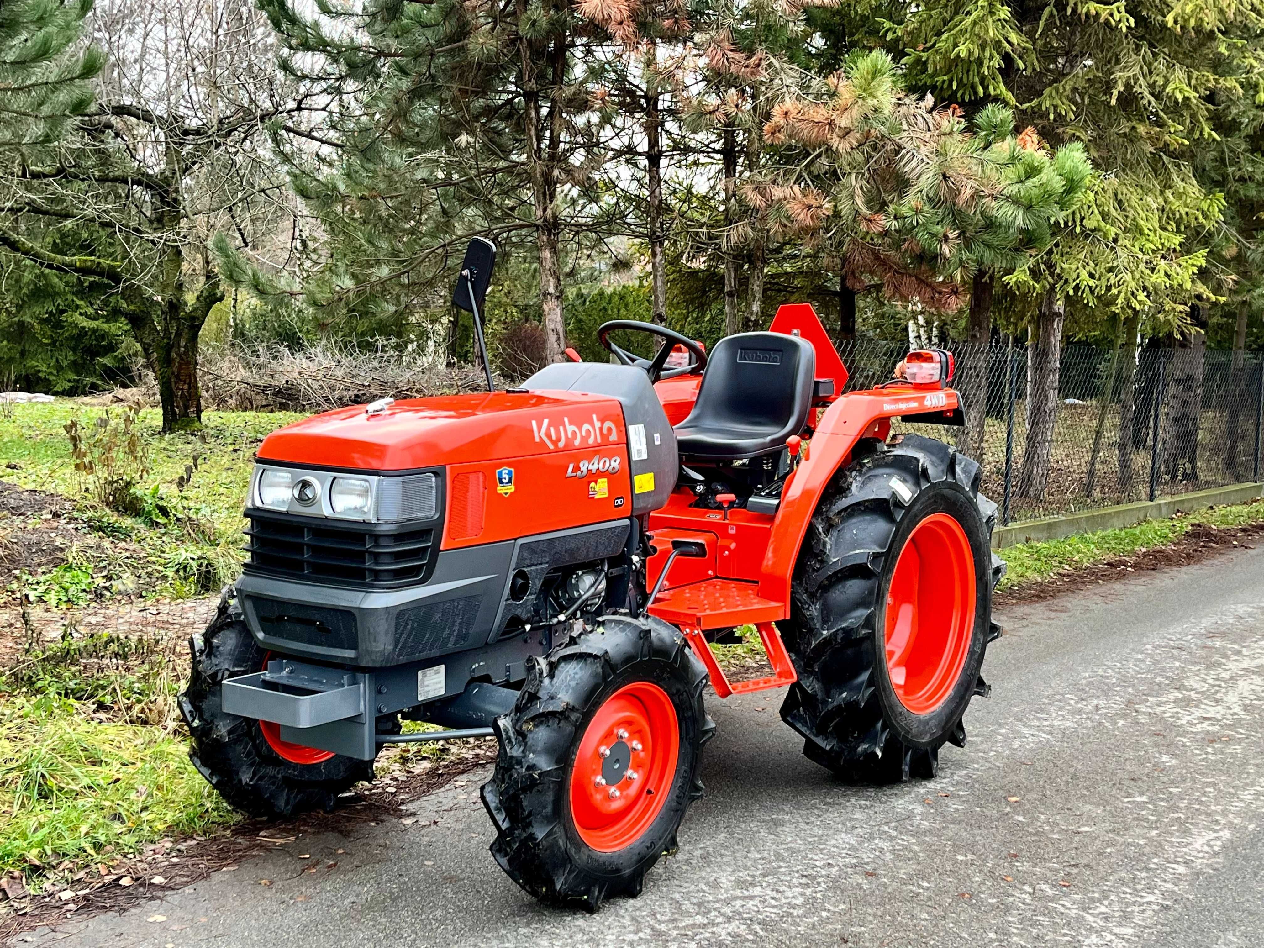 Nowy traktor Kubota L3408,  34KM, 4x4, wspomaganie, Japan Trak