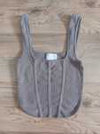 Top sweterkowy ala gorsetowy H&M rozmiar 34