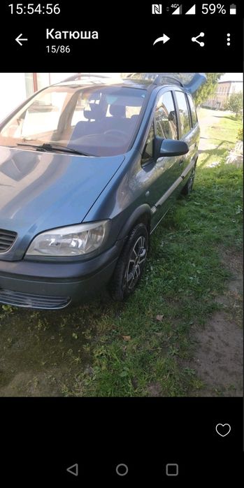 Продам Опель зефіра 2 літра, в рідній фарбі без пошкоджень без ризиків