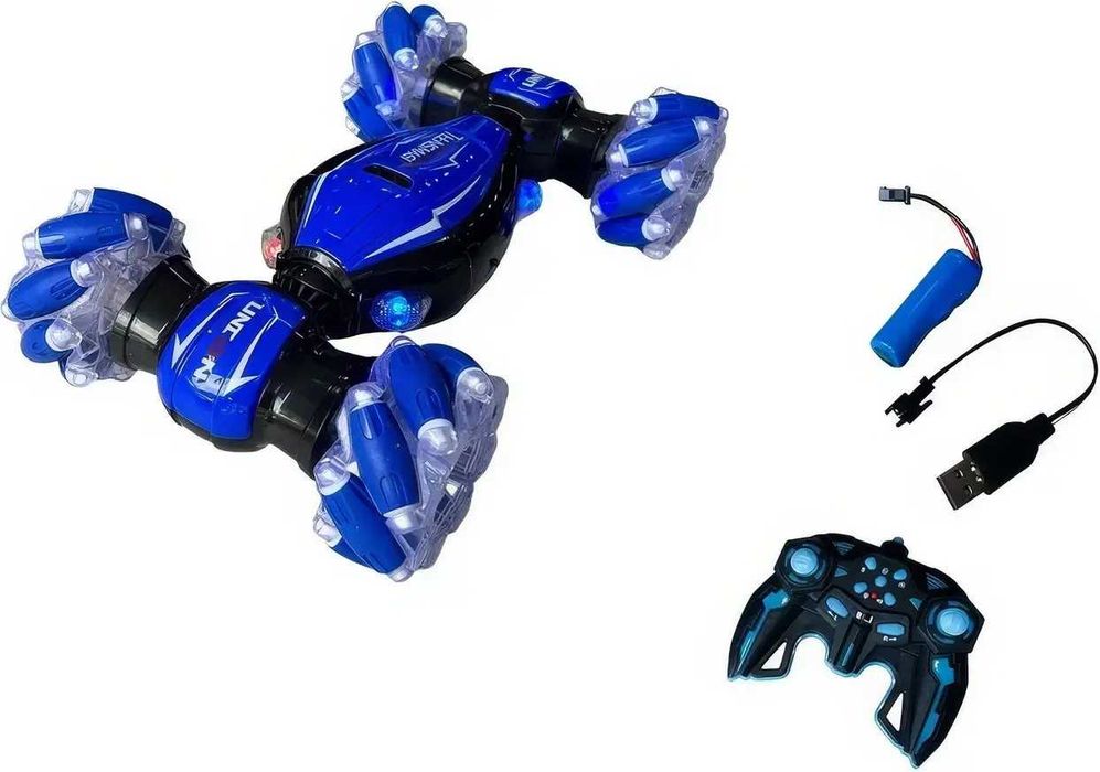 Машинка перевертыш 27см на радиоуправлении A8863 на пульте управления