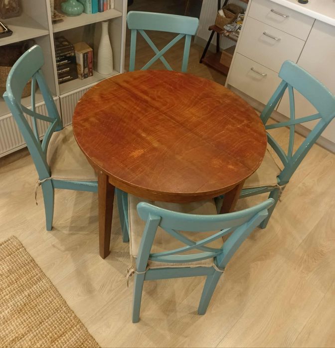 Cztery krzesła Ingolf Ikea