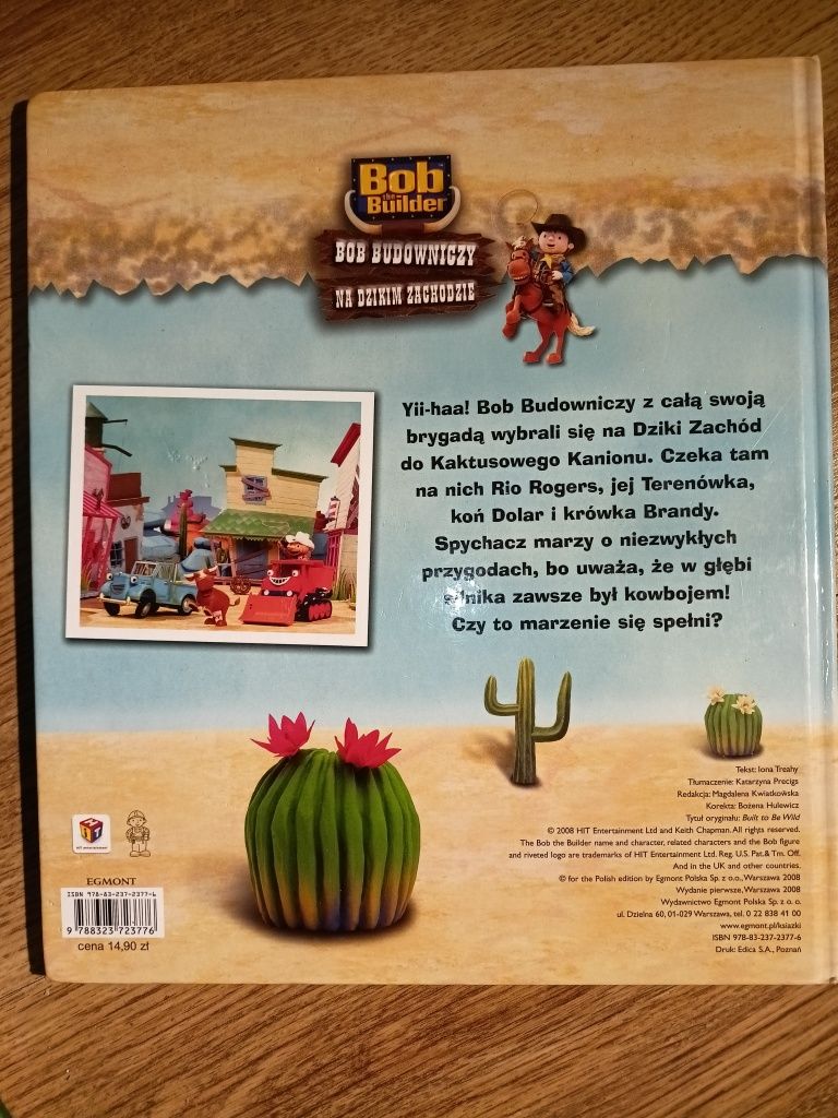 Książka Bob budowniczy na dzikim zachodzie