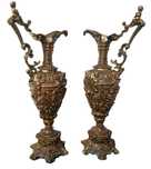 Jarrões em Bronze Artístico – Estilo Gótico – França - 1900's