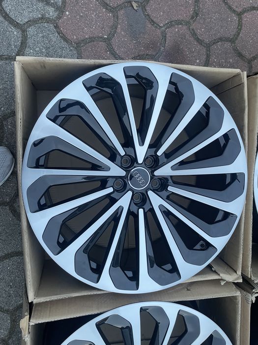 Felgi Audi E-Tron 21 cali q7 q8 5x112 oryginał idealne a8 a7 rs6