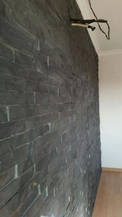 Ardosia preta em tiras