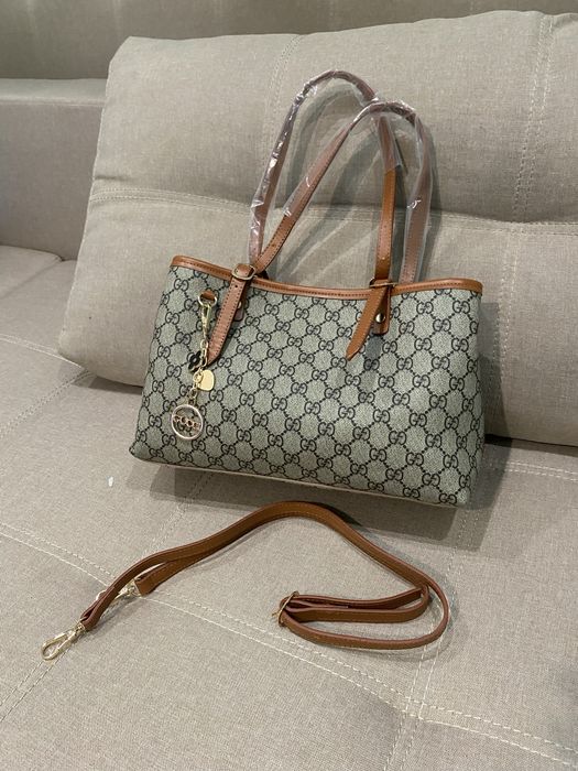 Сумка gucci emblem текстильна