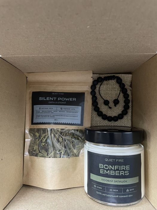 Еко бокс / подарунковий набір / свічка / handmade / подарунок