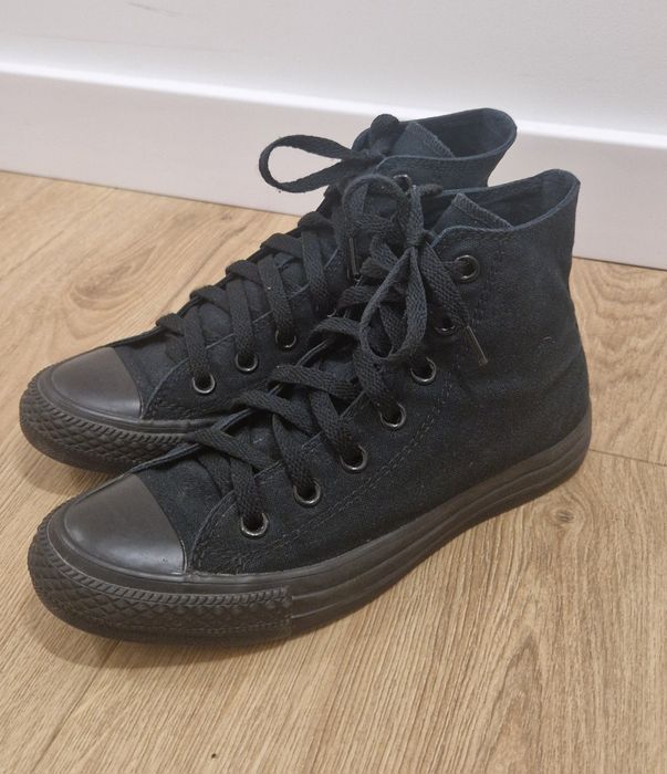 Czarne wysokie trampki Converse, damskie, r .37,5