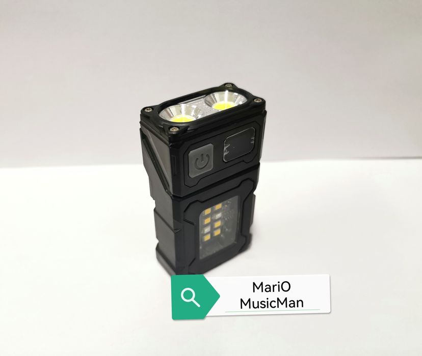 Latarka LED zaczep do plecaka, mole, magnes, auto