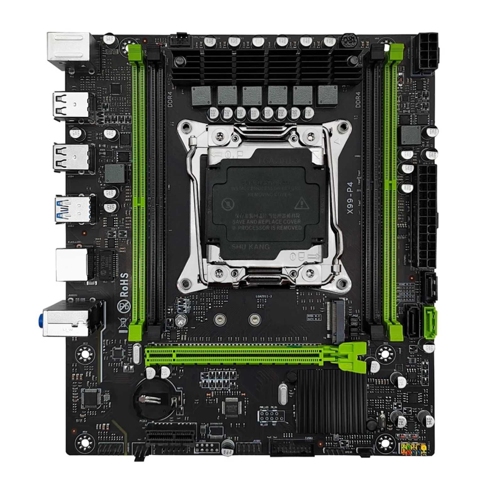 ПК Комплект Плата X99 +Intel Xeon 2680 V3 +16Гб DDR4 Компьютер для игр