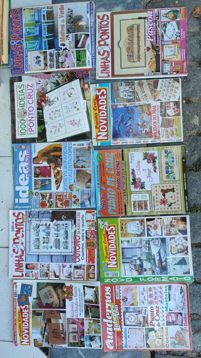 Lote 50 Revistas de Ponto Cruz