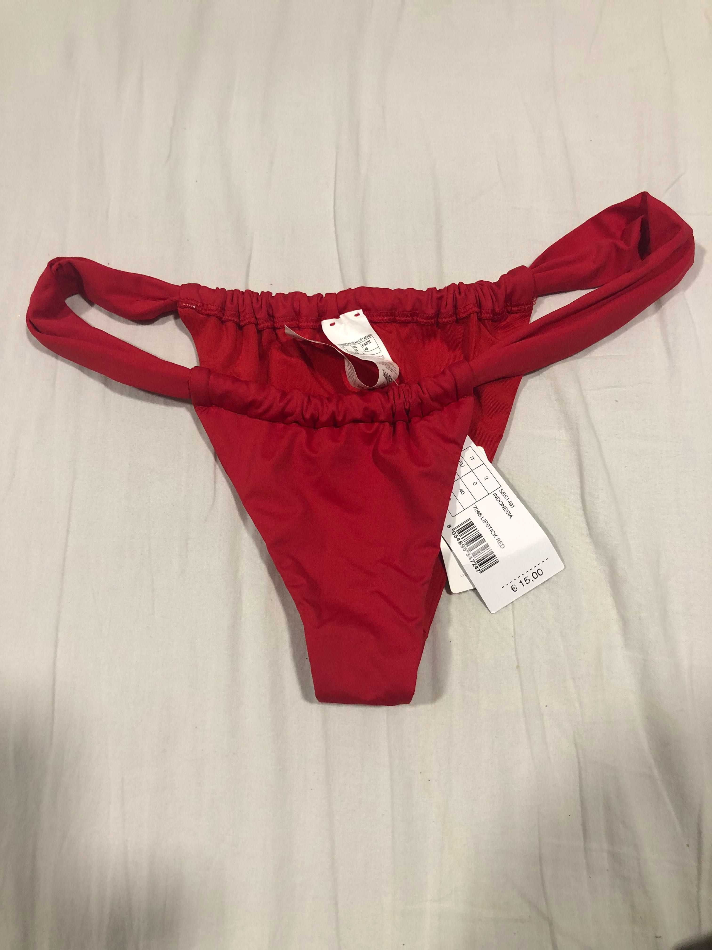 Parte de baixo bikini vermelho