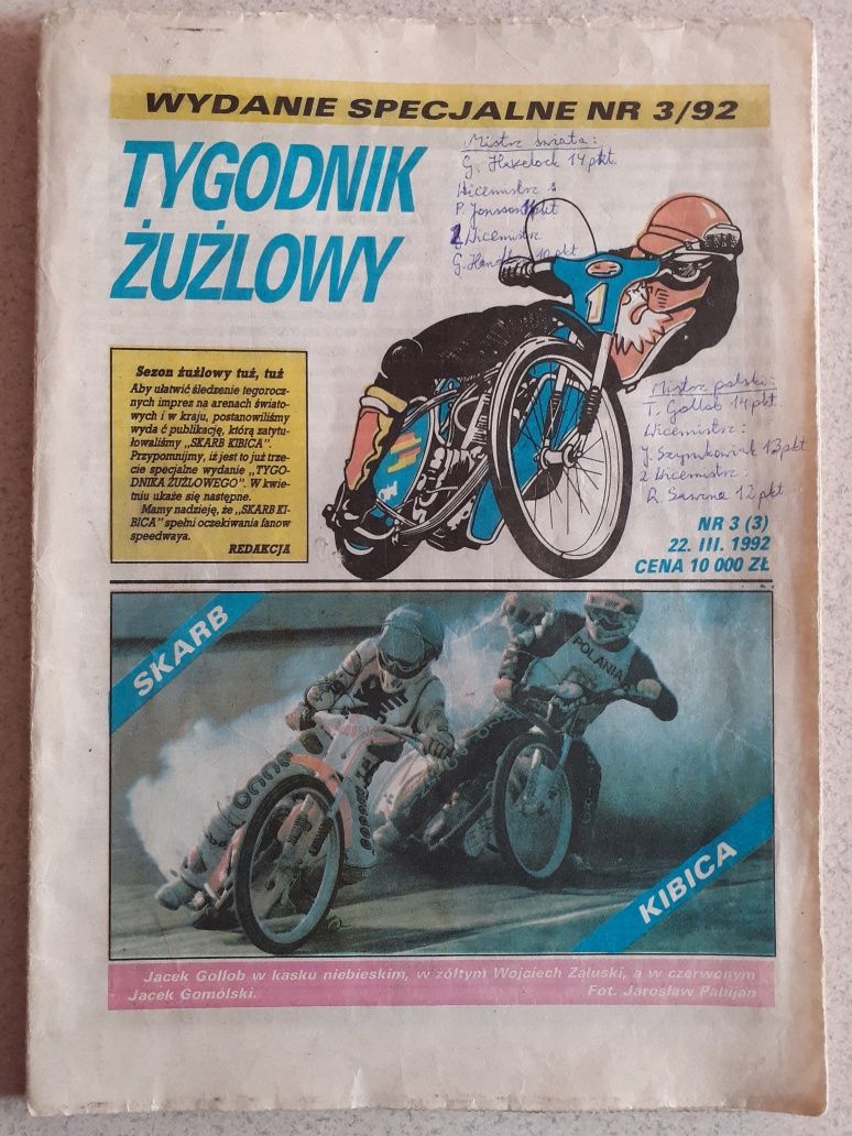 Żużel:Wydanie Specjalne 1992,1996,Speedway Post 1970,Świat Żużla 2001