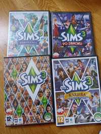 Zestaw The Sims 3 podstawa plus dodatki