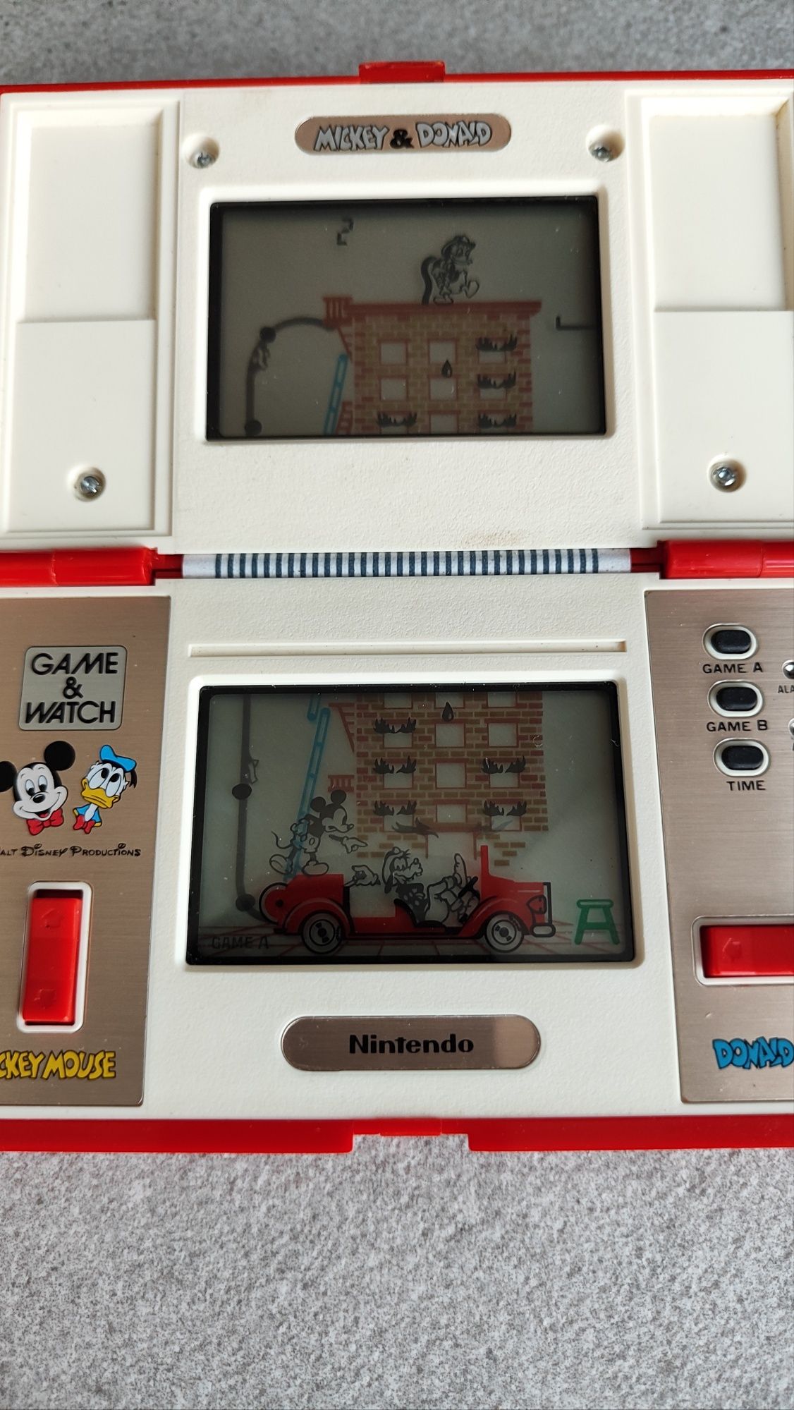 Nintendo Game Watch Mickey и Donald ретро игровая приставка DM-53