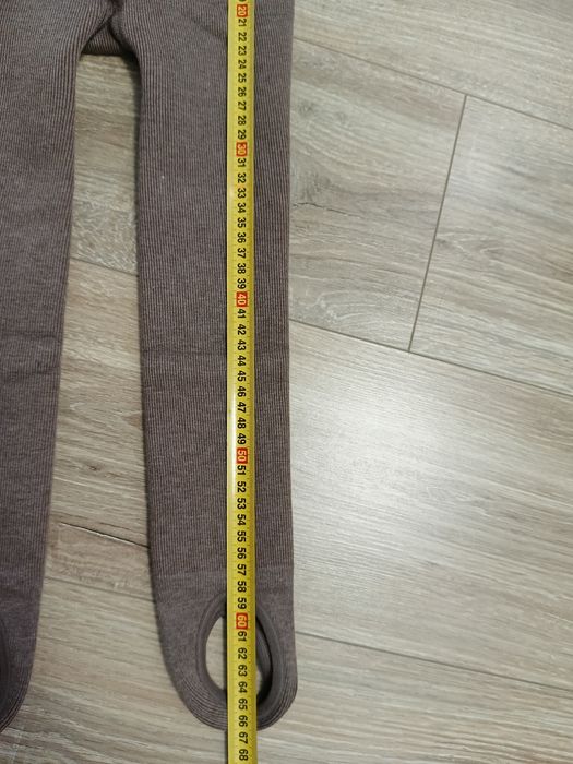 Нові лосіни теплі, на товстому флісі, зі штрибками, розмір 104-110