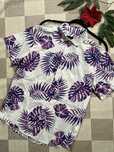Funk koszula hawajska S/M zwiewna bawełniana liście cotton 100%