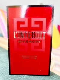 GIVENCHY L'Interdit ROUGE EDP 1ml woda perfumowana w sprayu do torebki