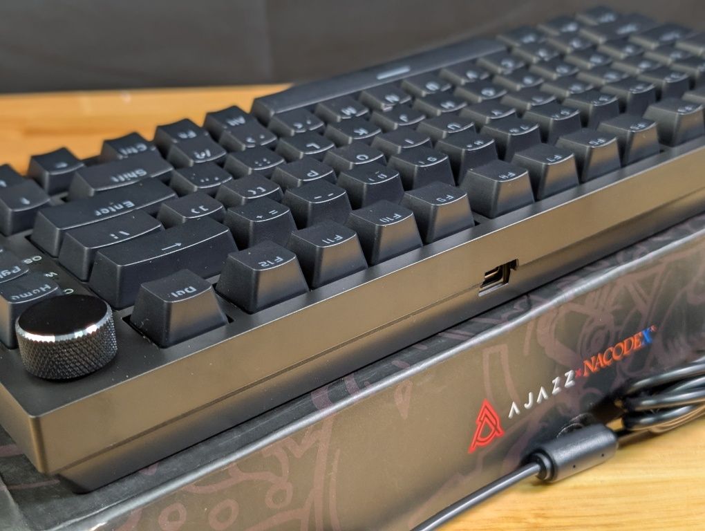 Нова! AJAZZ AK820 BLACK (Red Switch) 75% (HOT-SWAP) Гарантія