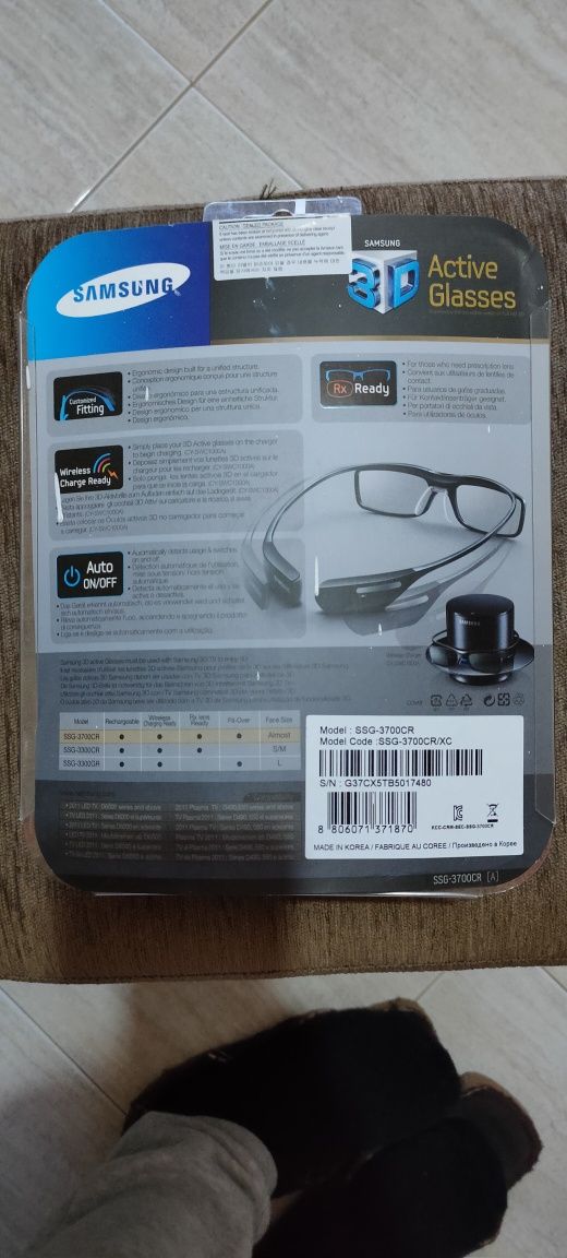 Vendo óculos 3D Samsung SSG-3700R