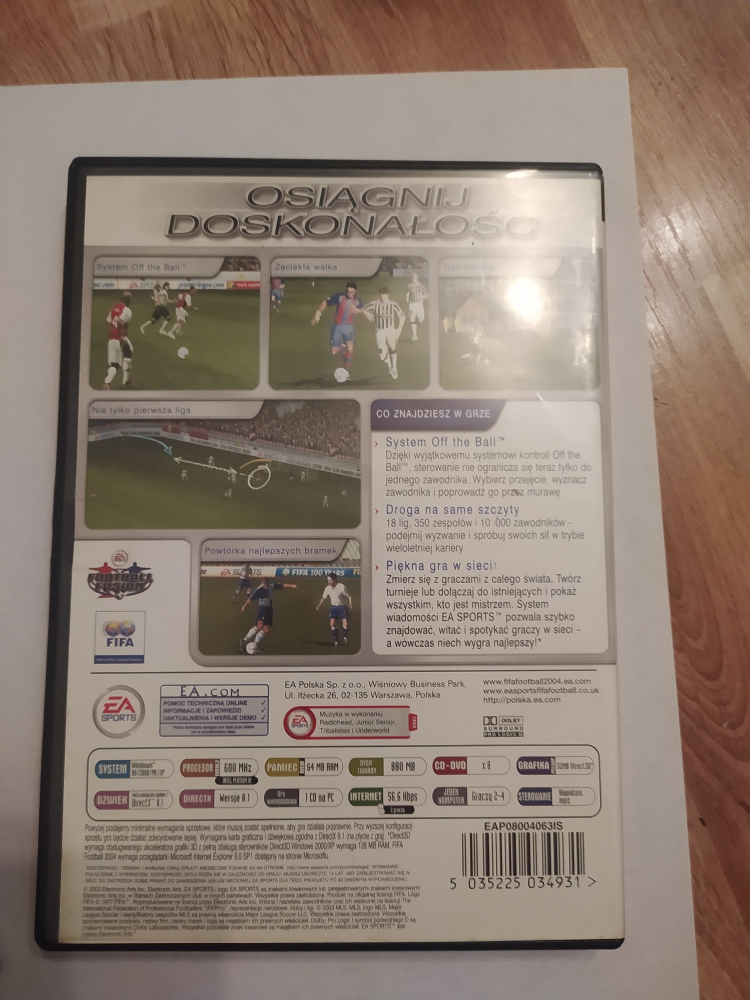 Gra FIFA Football 2004