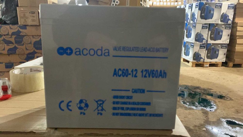 Акумулятор для безперебійного живлення AGM ACODA AC60-12 12V 60Ah