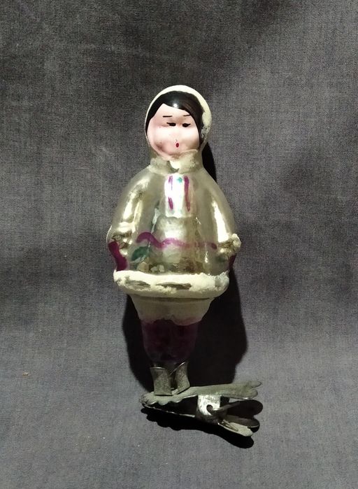 Новогодняя игрушка "Чукча" СССР