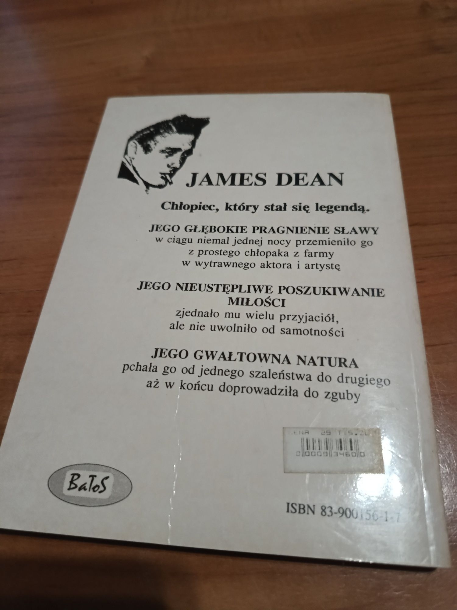 Biografia Jamesa Dean'a "Ja, James Dean". T.T.Thomas