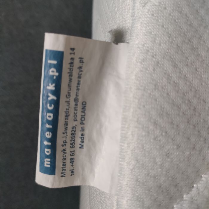 Materac antyalergiczny rozmiar 60×120
