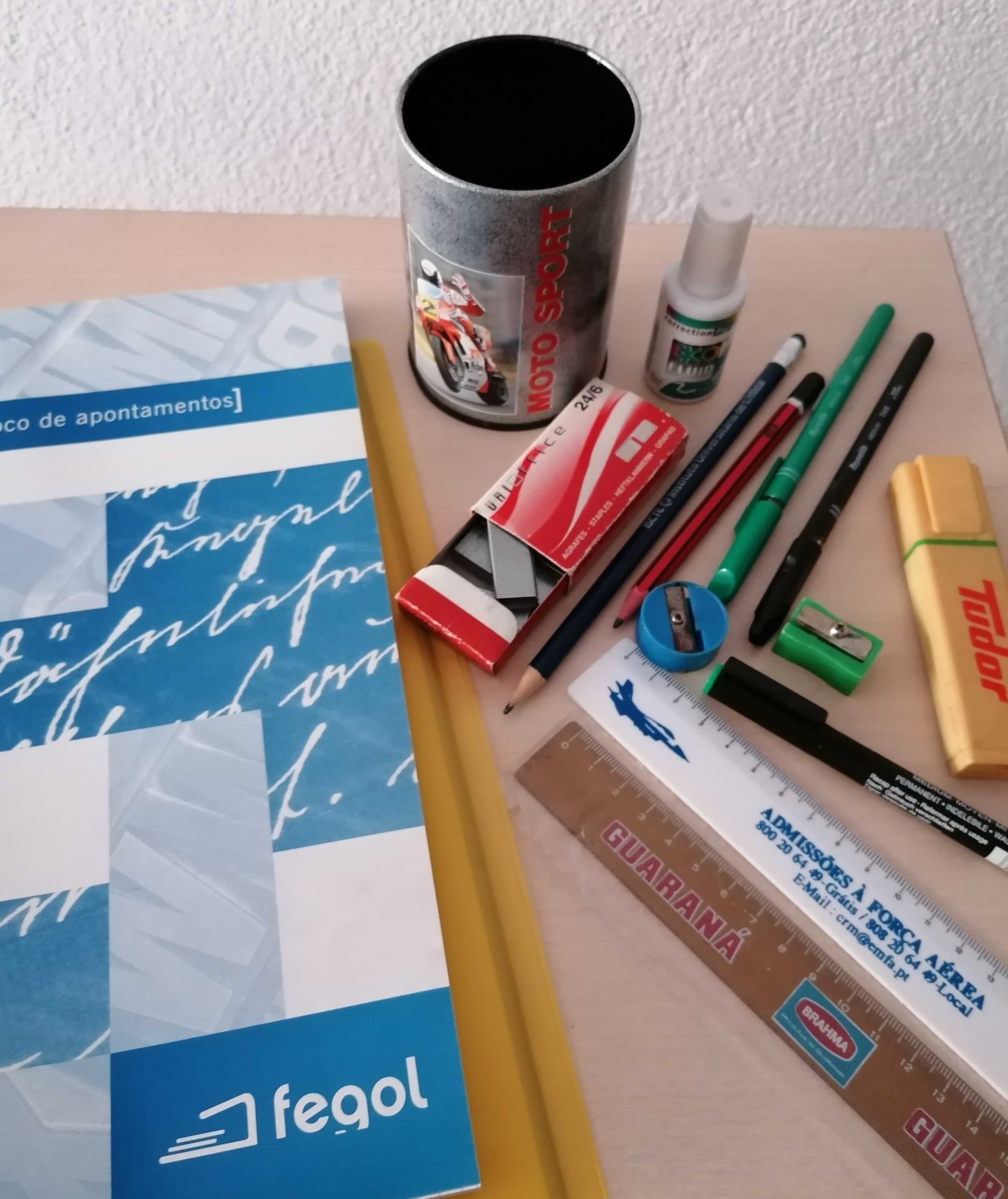 Material escolar e outro, tudo por 5€