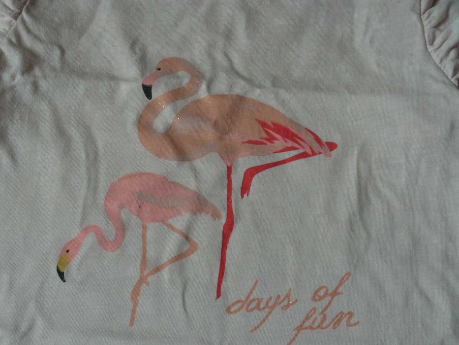 bluzeczka z krótkim rękawem - rozmiar 128