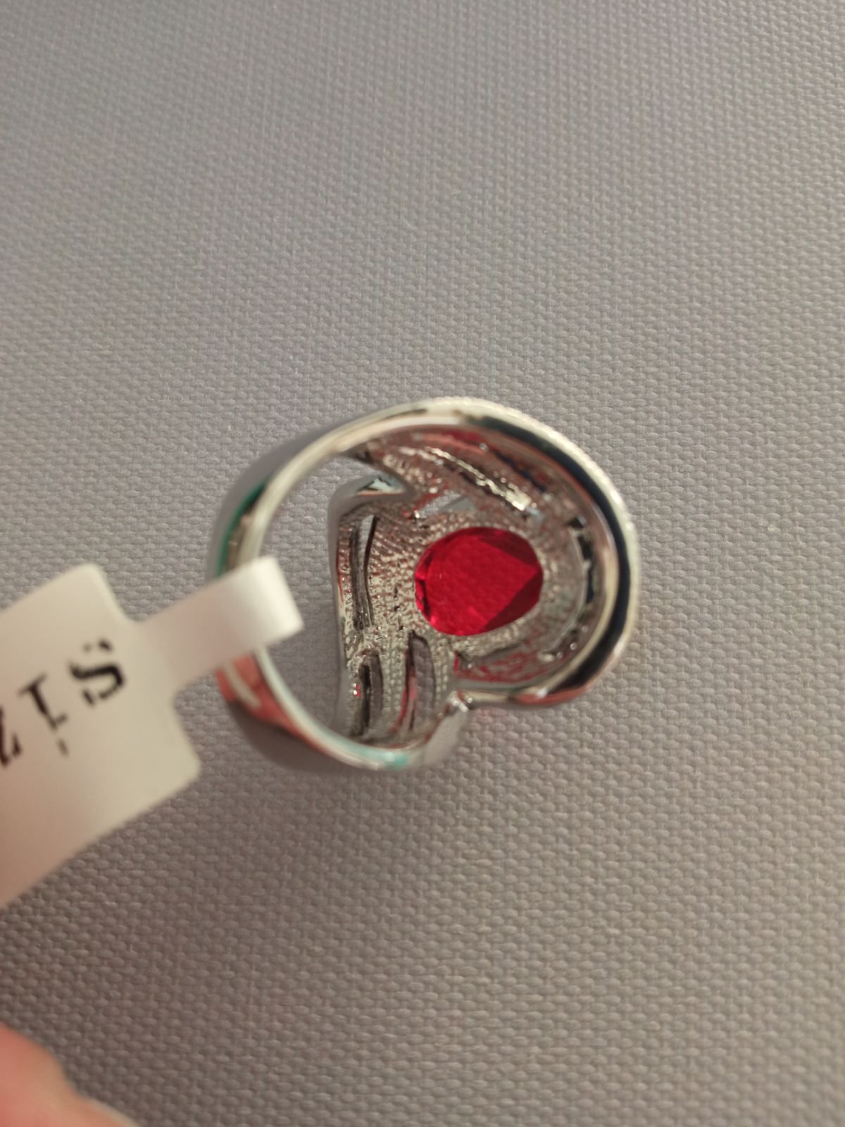 Женское винтажное кольцо с камнем, 16 размер