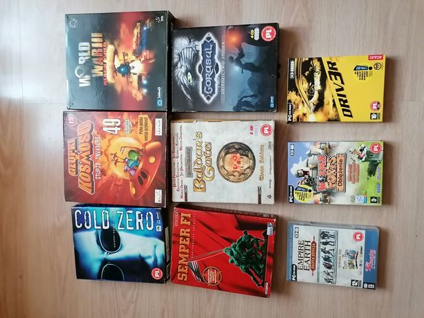 GRY PC big box+kolekcjonerskie+folie+ciekawe