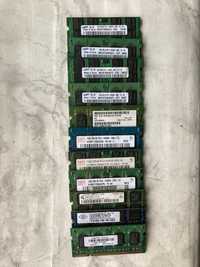 память DDR2, 1Gb х 2шт. лот для ноутбук