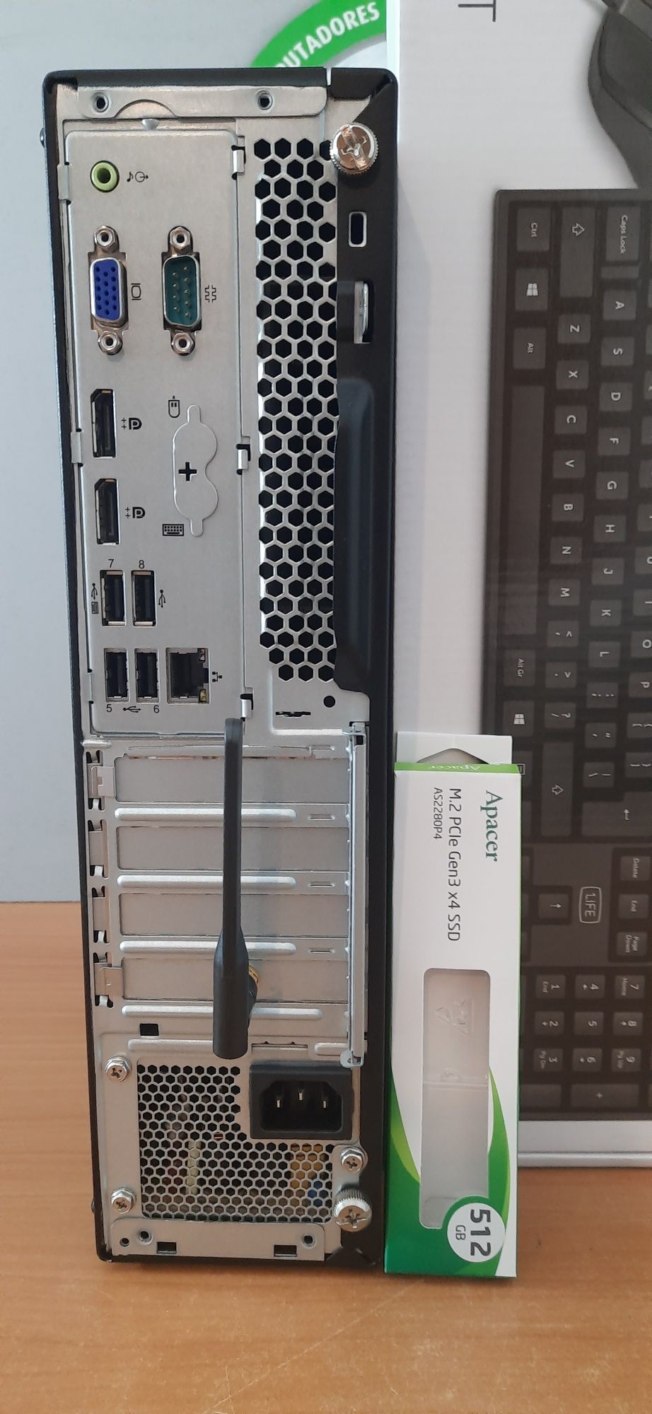 Pç Lenovo M720s 8ªG|I7.8700-4.6G|16G|NVMe512+HDD500|5G|BT|TPM2.0|W11