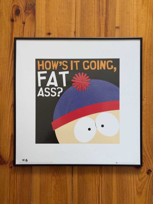 South Park Stan Obraz w ramie Art print 40x40 cm