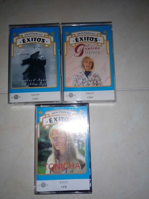 cassetes de musica de Monica Sintra e Diapasão