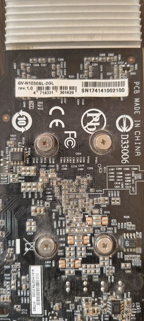 Продам видеокарту GT 1030. 2gb.DDR5.