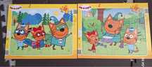 Puzzle kot-o-ciaki. Zestaw 2 sztuki