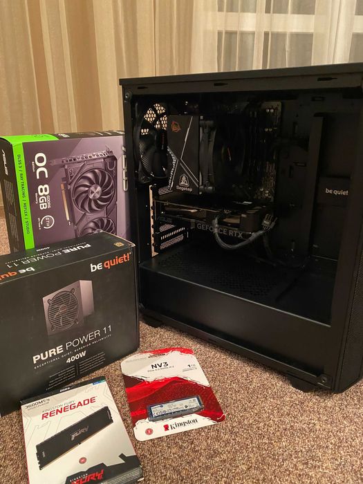 RTX 4060 8gb / Ryzen 5 5500 / 32gb 3600Mhz /1tb Kingston NV3