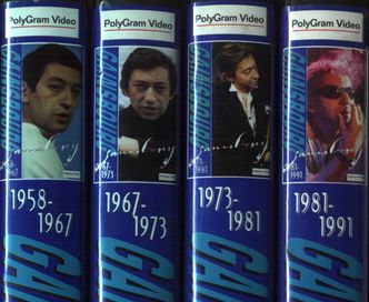 Serge Gainsbourg VHSx4 Antologia PolyGram UNIKAT