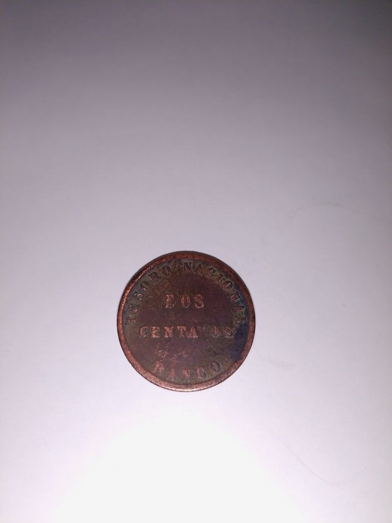 Moeda Dos Centavos Uruguai 1854