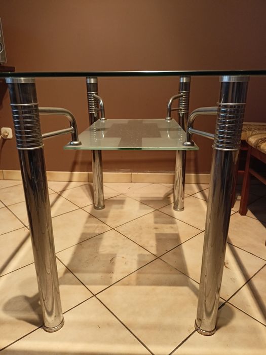 Stół kuchenny szklany