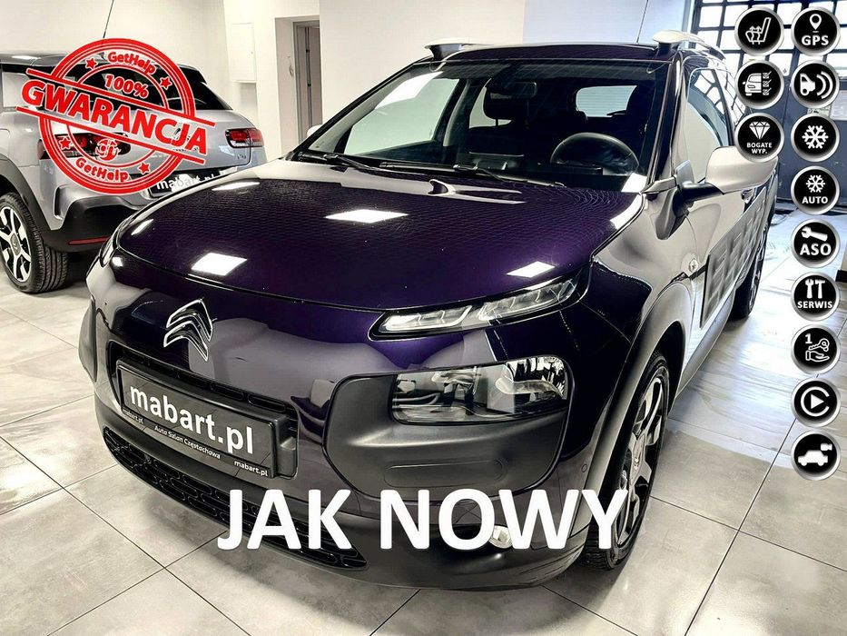 Citroën C4 Cactus 1.2 VTi 82KM*SHINE*ALU*Black Pak*relingi*Navi Kolor*Led*Z Niemiec