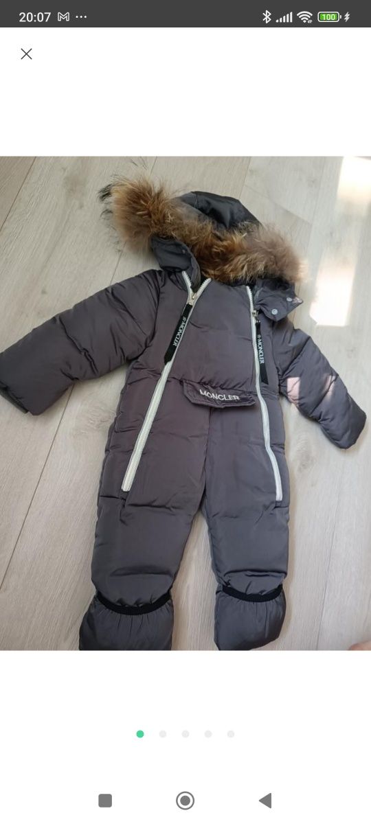 Комбінезон зимовий Moncler б/у