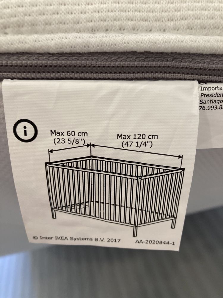 Ikea materac Skönast do łóżeczka 60x120x8 cm